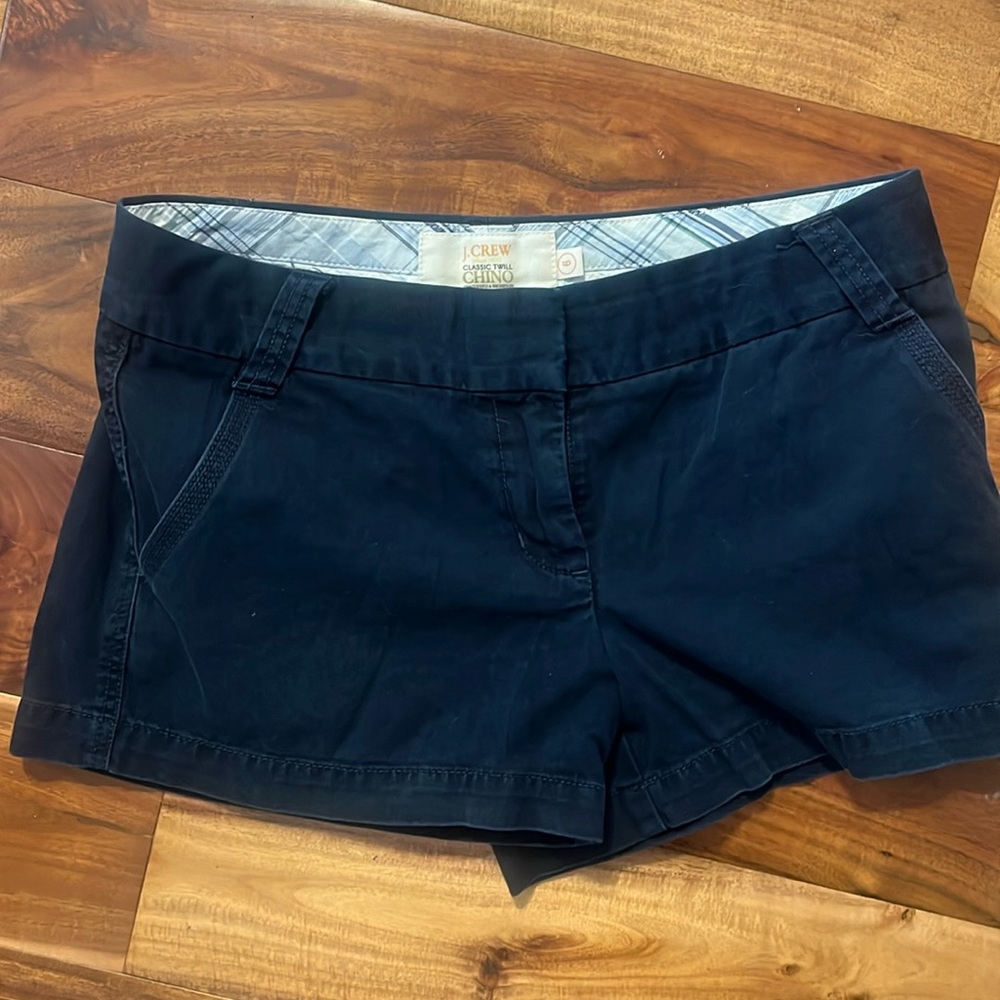 J. Crew City fit twill cotton shorts